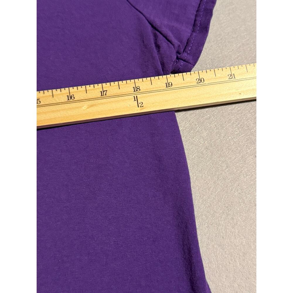 Schnauzer Mom Graphic T-Shirt Purple Dog Lover Tee Women’s Large - Picture 5 of 5